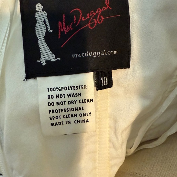 Mac Duggal Elegant White Dress - Picture 7 of 7